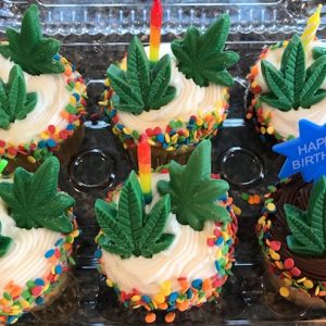 Weed cupcakes